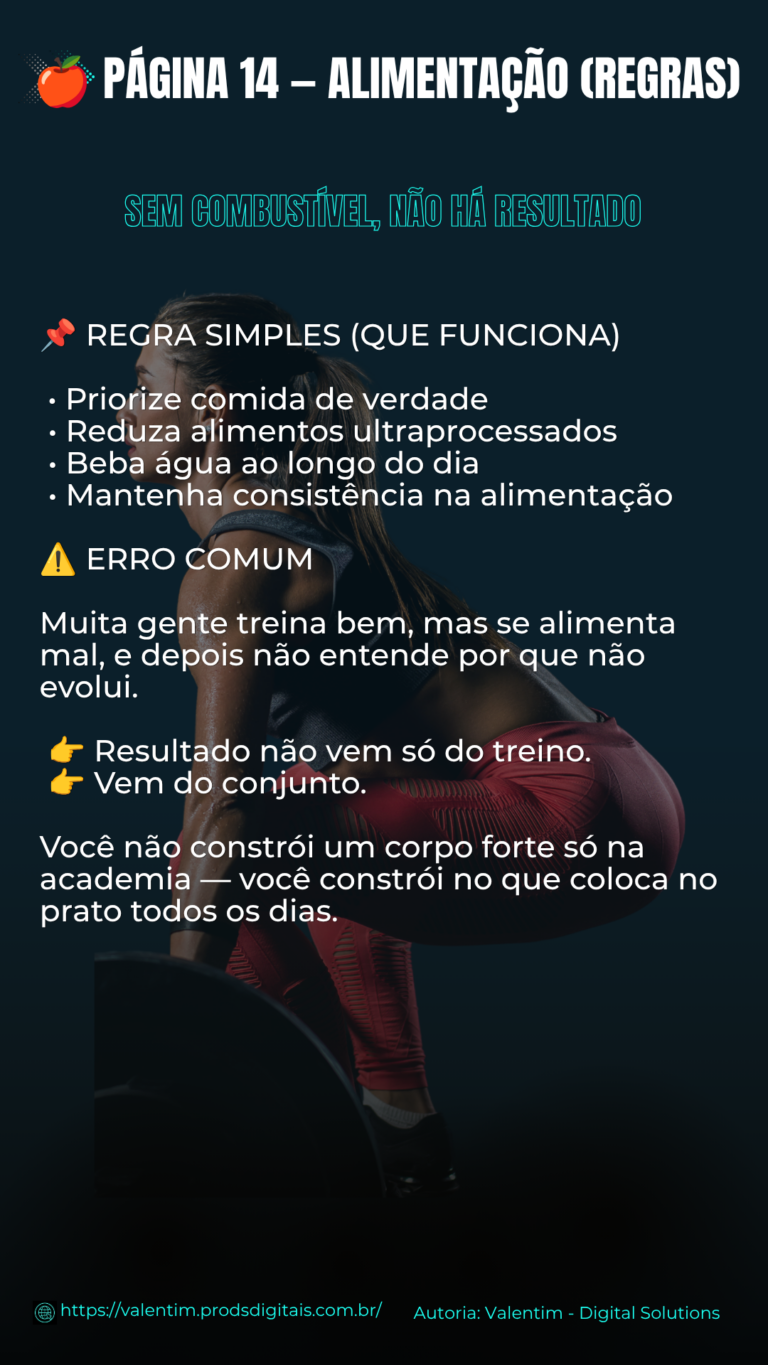 14 - Alimentação (Regras)
