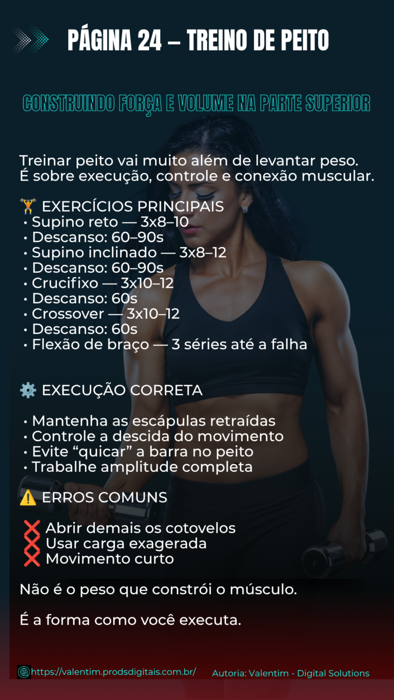 24 - Treino de Peito